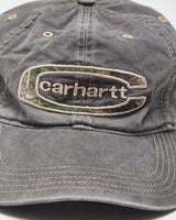 Vintage Carhartt Cedarville Duck Canvas Realtree Camo Velcro Baseball Cap - OS