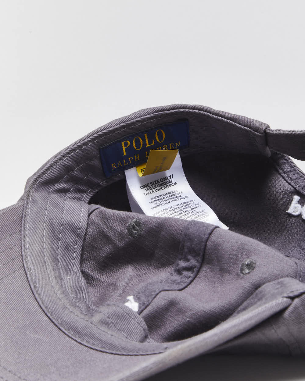 Vintage Polo Ralph Lauren Iconic Cotton Chino Baseball Cap - OS