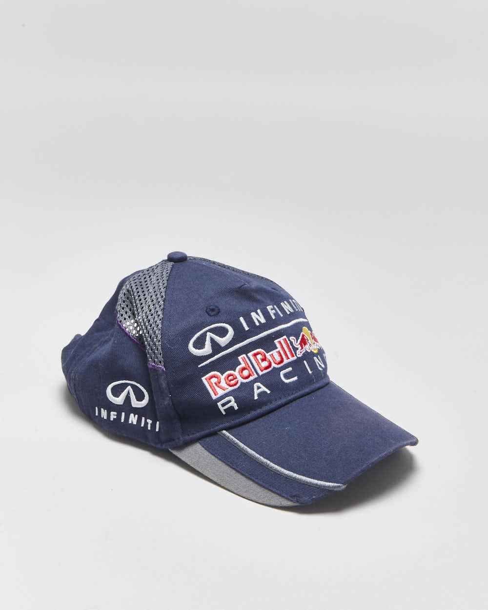 Vintage Pepe Jeans Red Bull Racing Infiniti Mesh Canvas Velcro Baseball Cap - OS