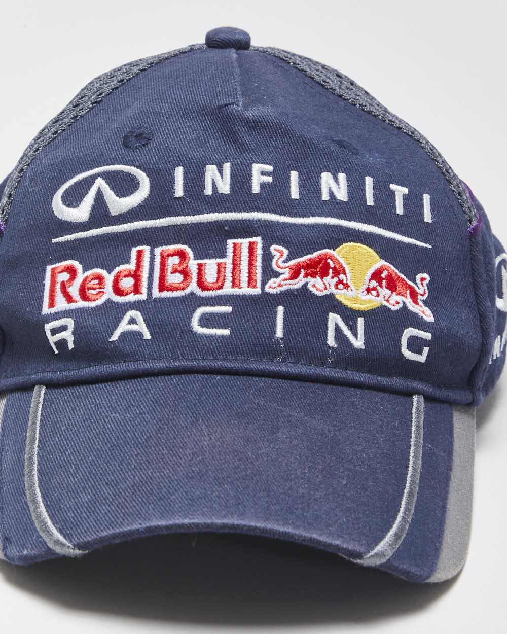 Vintage Pepe Jeans Red Bull Racing Infiniti Mesh Canvas Velcro Baseball Cap - OS