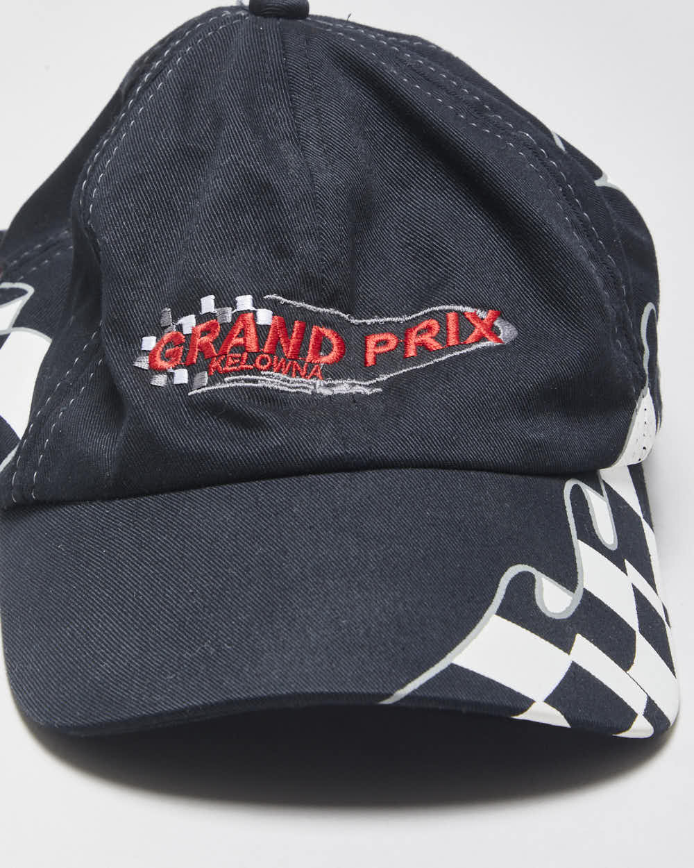 Vintage Y2K 00s Grand Prix Kelowna Canvas Baseball Cap - OS