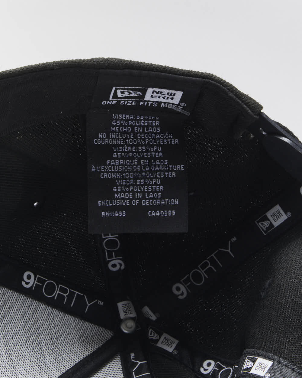 Vintage New Era 9Forty N.Y Yankees Faux Leather Peak MLB Snapback - OS