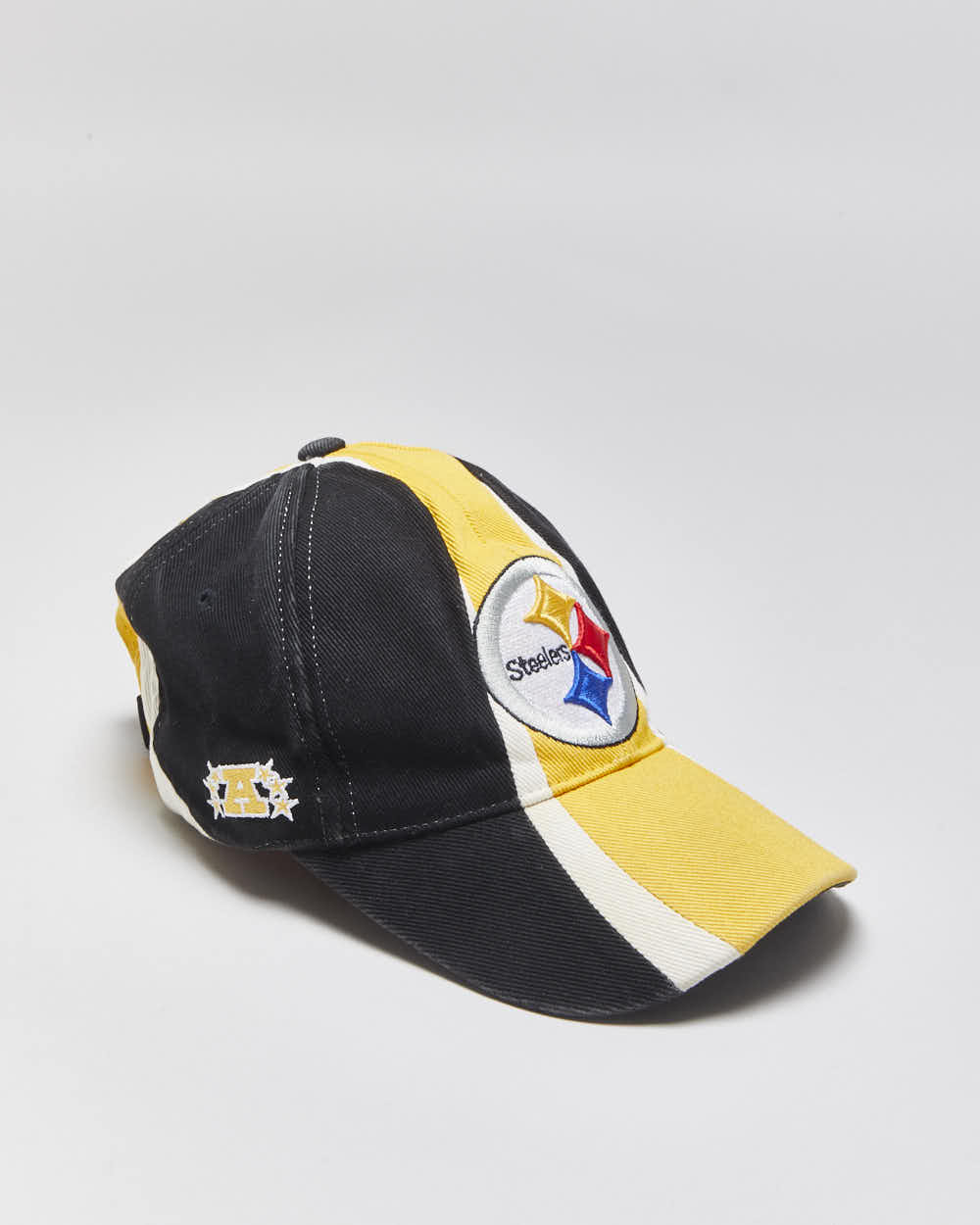 Vintage Y2K 00s Reebok Pittsburgh Steelers NFL Equipment Canvas Velcro Baseball Cap - OS