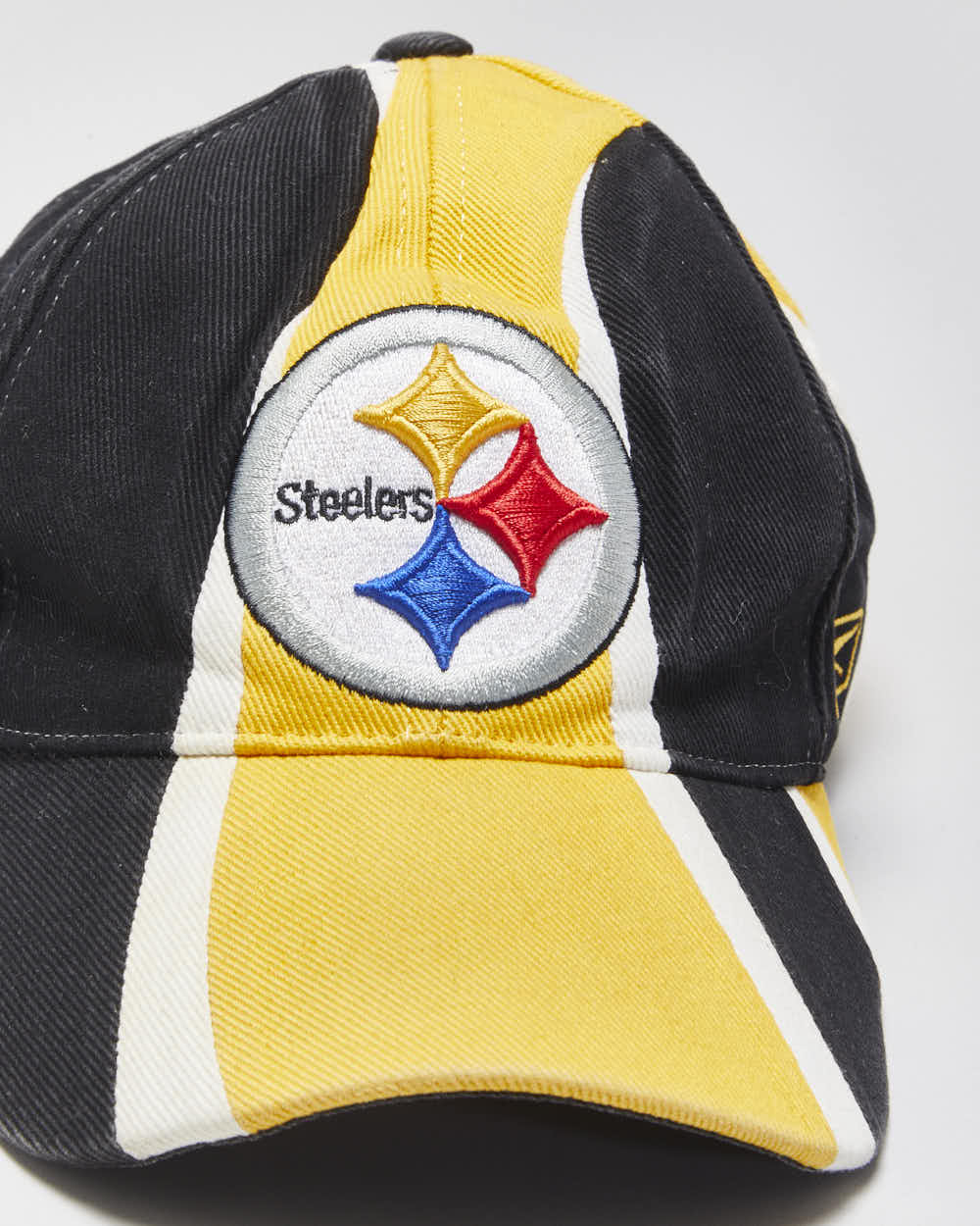 Vintage Y2K 00s Reebok Pittsburgh Steelers NFL Equipment Canvas Velcro Baseball Cap - OS