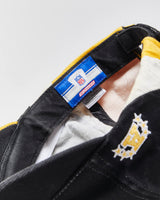 Vintage Y2K 00s Reebok Pittsburgh Steelers NFL Equipment Canvas Velcro Baseball Cap - OS