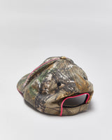 Vintage Y2K 00s HooDoo Red Angus Real Tree Camo Canvas Velcro Baseball Cap - OS
