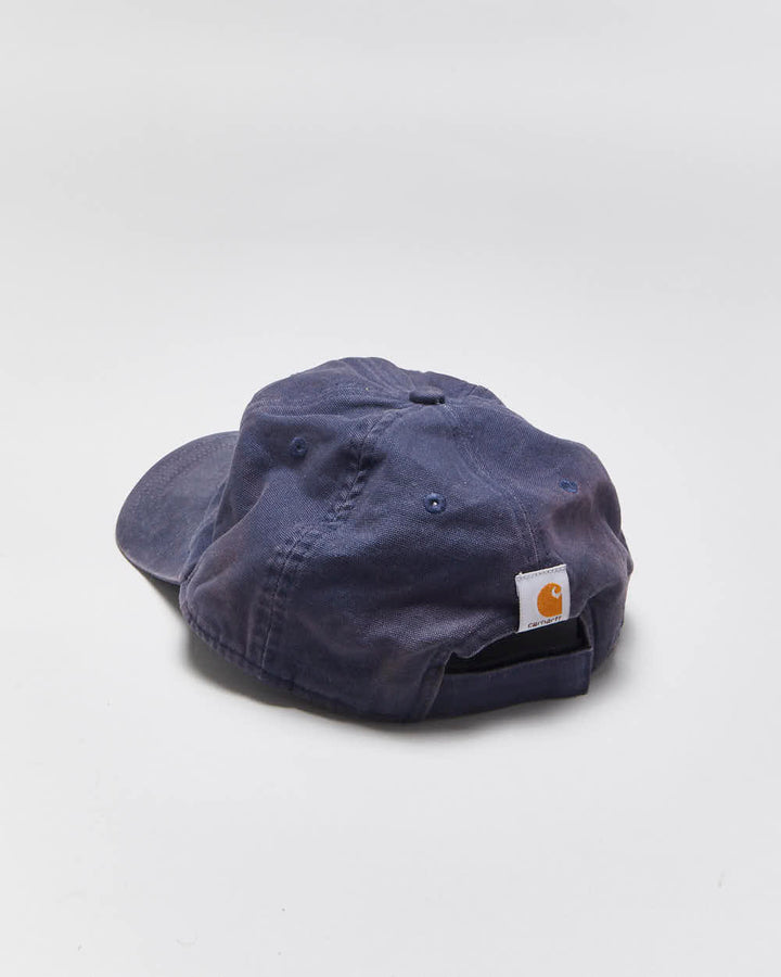 Vintage Carhartt Canvas Script Distressed Velcro Baseball Cap - OS