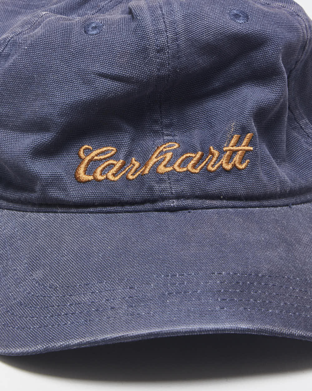 Vintage Carhartt Canvas Script Distressed Velcro Baseball Cap - OS