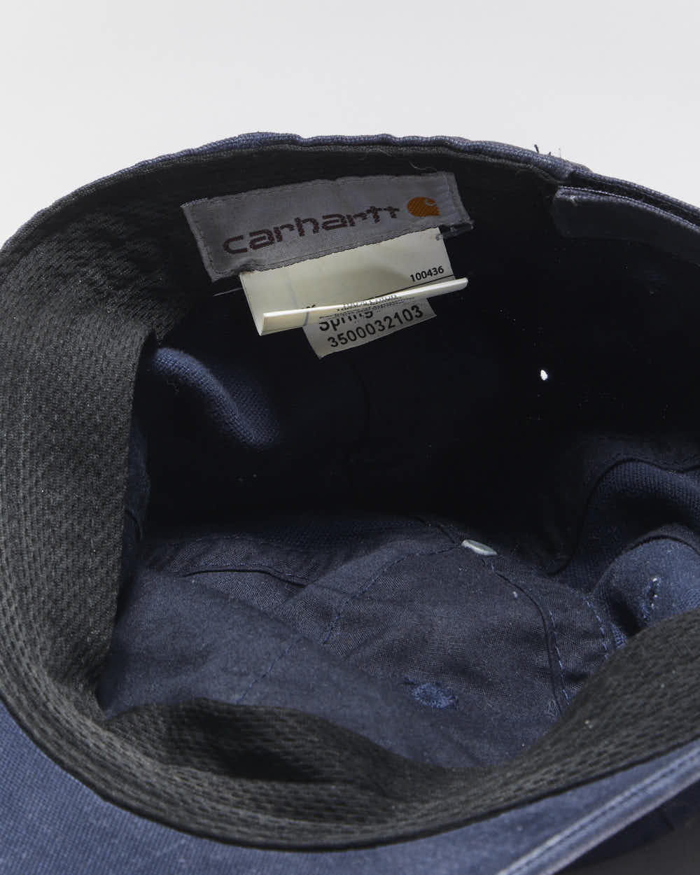 Vintage Carhartt Canvas Script Distressed Velcro Baseball Cap - OS