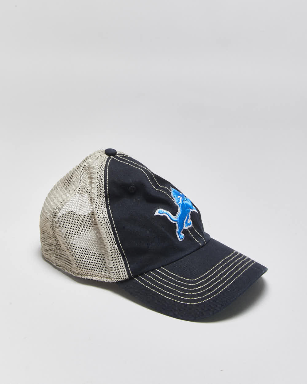 Vintage '47 Brand Detroit Lions NFL Canvas Trucker Hat - OS