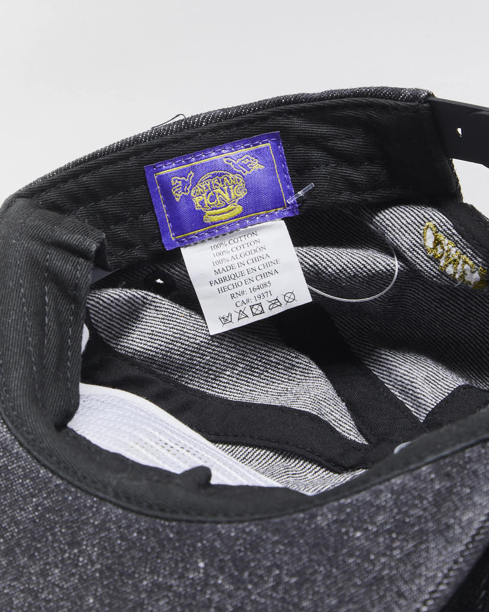 Vintage Coney Island Picnic Embroidered Snake Denim Snapback - OS