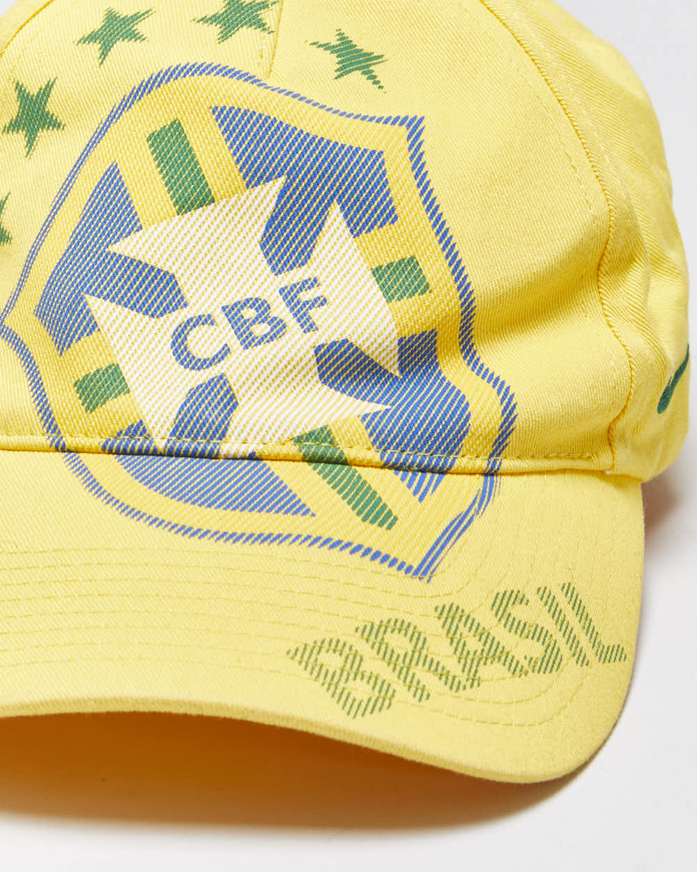 Vintage Y2K 00s Nike Brasil CBF Futebol Canvas Baseball Cap - OS