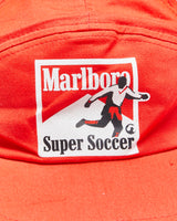 Vintage 1980s Malboro Super Soccer Canvas Flat Brim Snapback - OS