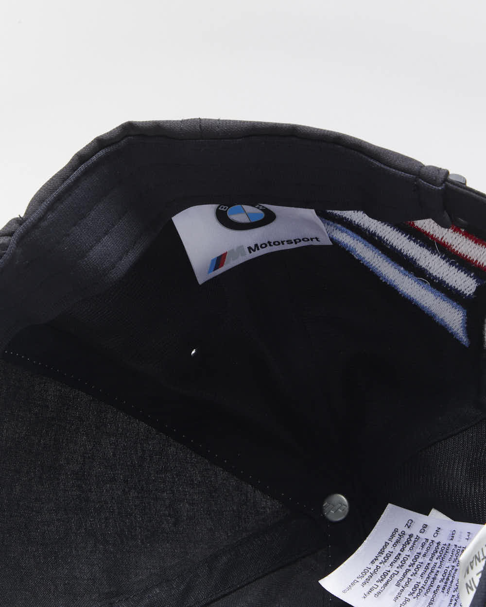 Vintage BMW Motorsport Embroidered Canvas Baseball Cap - OS