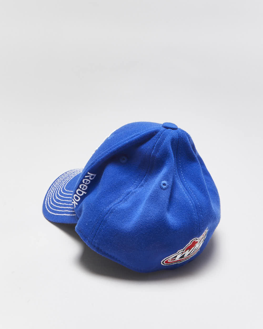 Vintage Y2K 00s Reebok Centre Ice Royals Hockey Wool Blend WHL Flex Fit Baseball Cap - S/M
