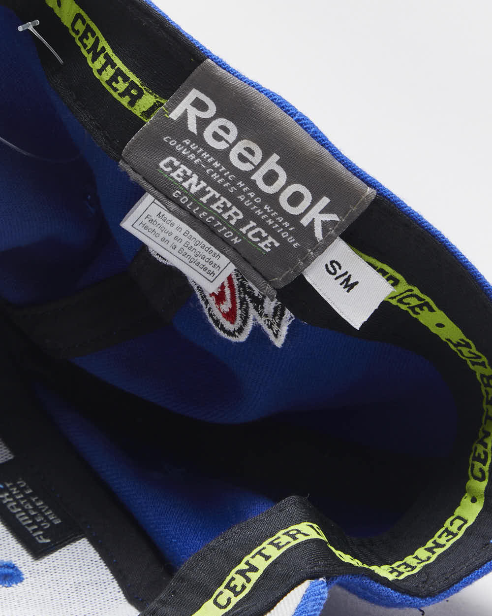 Vintage Y2K 00s Reebok Centre Ice Royals Hockey Wool Blend WHL Flex Fit Baseball Cap - S/M