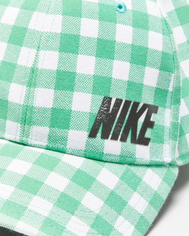 Vintage Nike Golf Gingham Check Flex Fit Baseball Cap - M/L