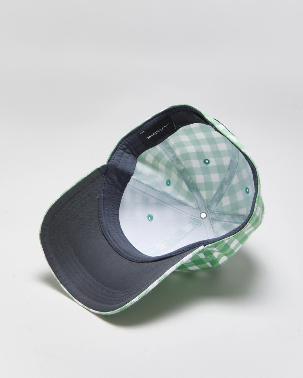 Vintage Nike Golf Gingham Check Flex Fit Baseball Cap - M/L