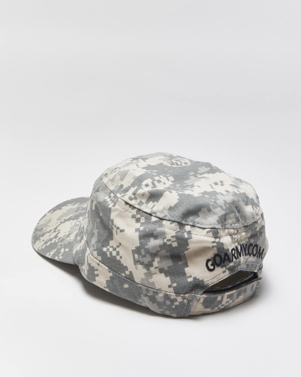 Vintage U.S. Army Digi Camo Made In USA Canvas Velcro Military Cap - OS