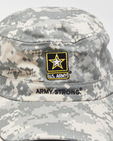 Vintage U.S. Army Digi Camo Made In USA Canvas Velcro Military Cap - OS