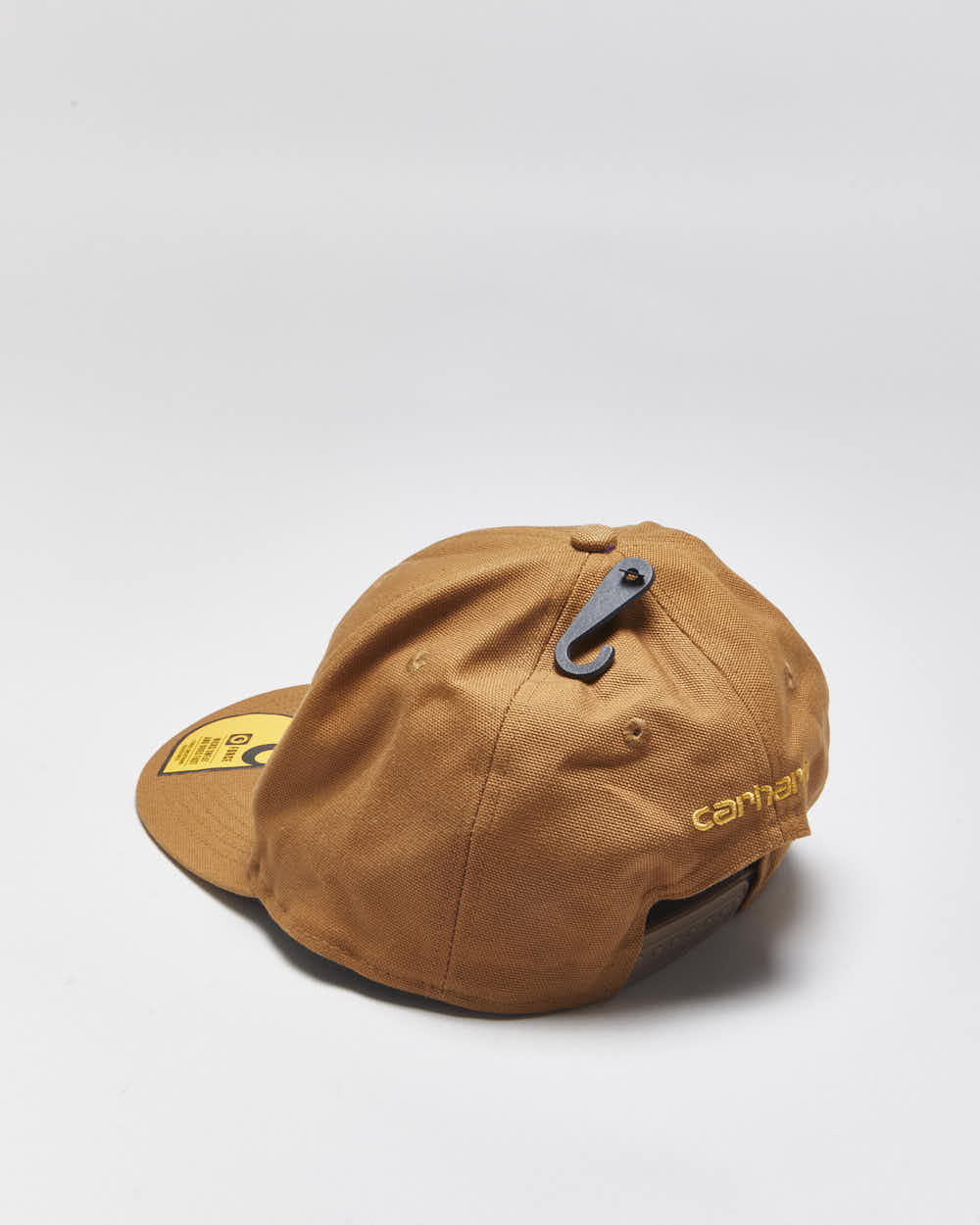 DSWT Carhartt Tan Firm Duck Canvas Flat Brim Snapback - OS