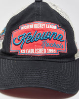 Vintage CCM Kelowna Rockets WHL Canvas Trucker Hat - OS