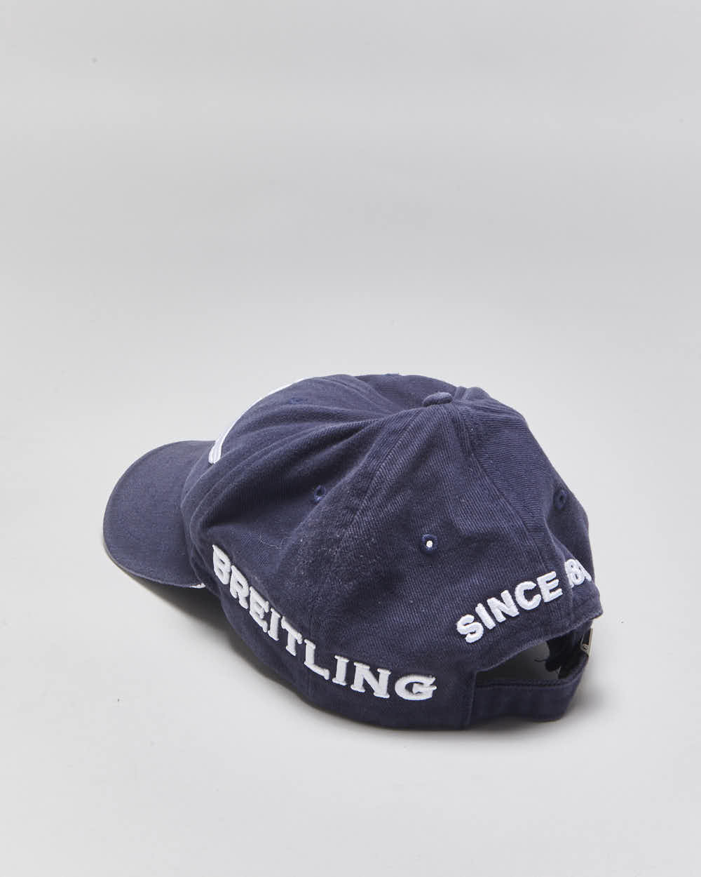 Vintage Breitling Watches Embroidered Canvas Baseball Cap - OS