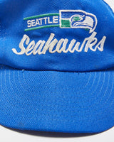 Vintage 1980s American Needle Seattle Seahawks NFL Otto Headwear Trucker Hat - OS