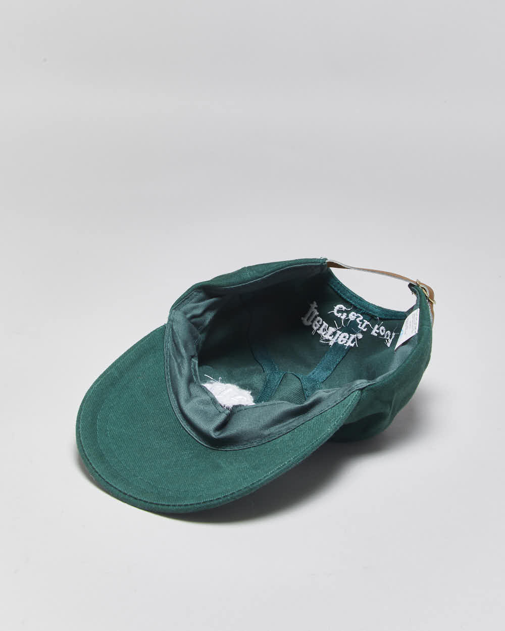 Vintage 1990s Perrier Beverage Embroidered Canvas AJM Headwear Baseball Cap - OS