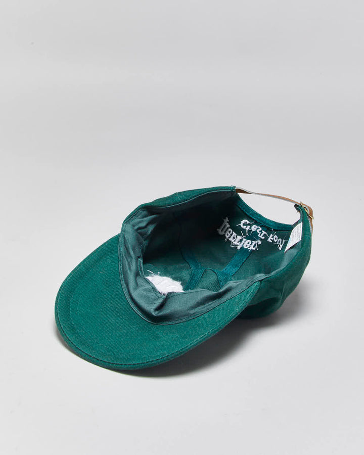 Vintage 1990s Perrier Beverage Embroidered Canvas AJM Headwear Baseball Cap - OS
