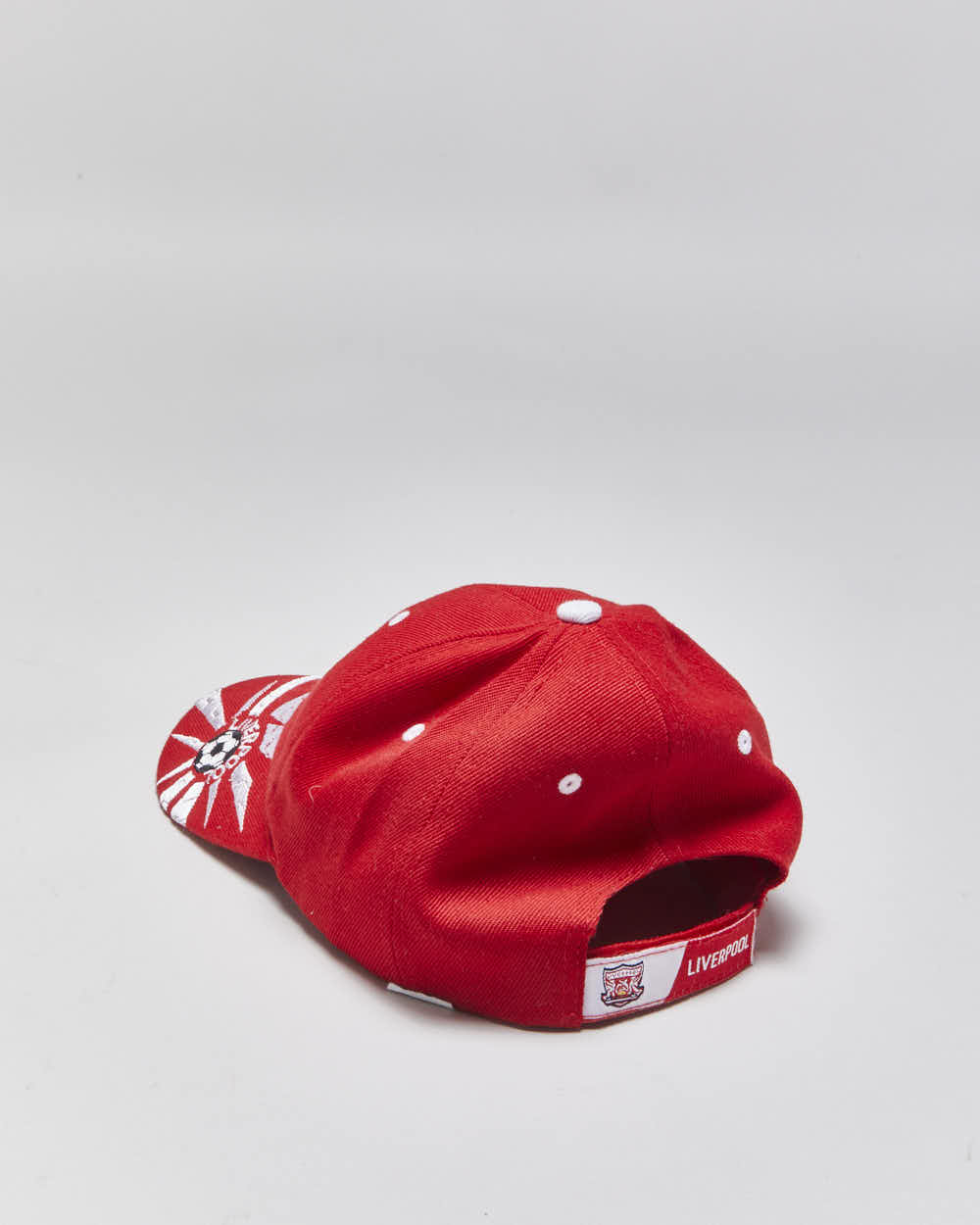 Vintage 1990s Liverpool FC Embroidered Velcro Baseball Cap - OS
