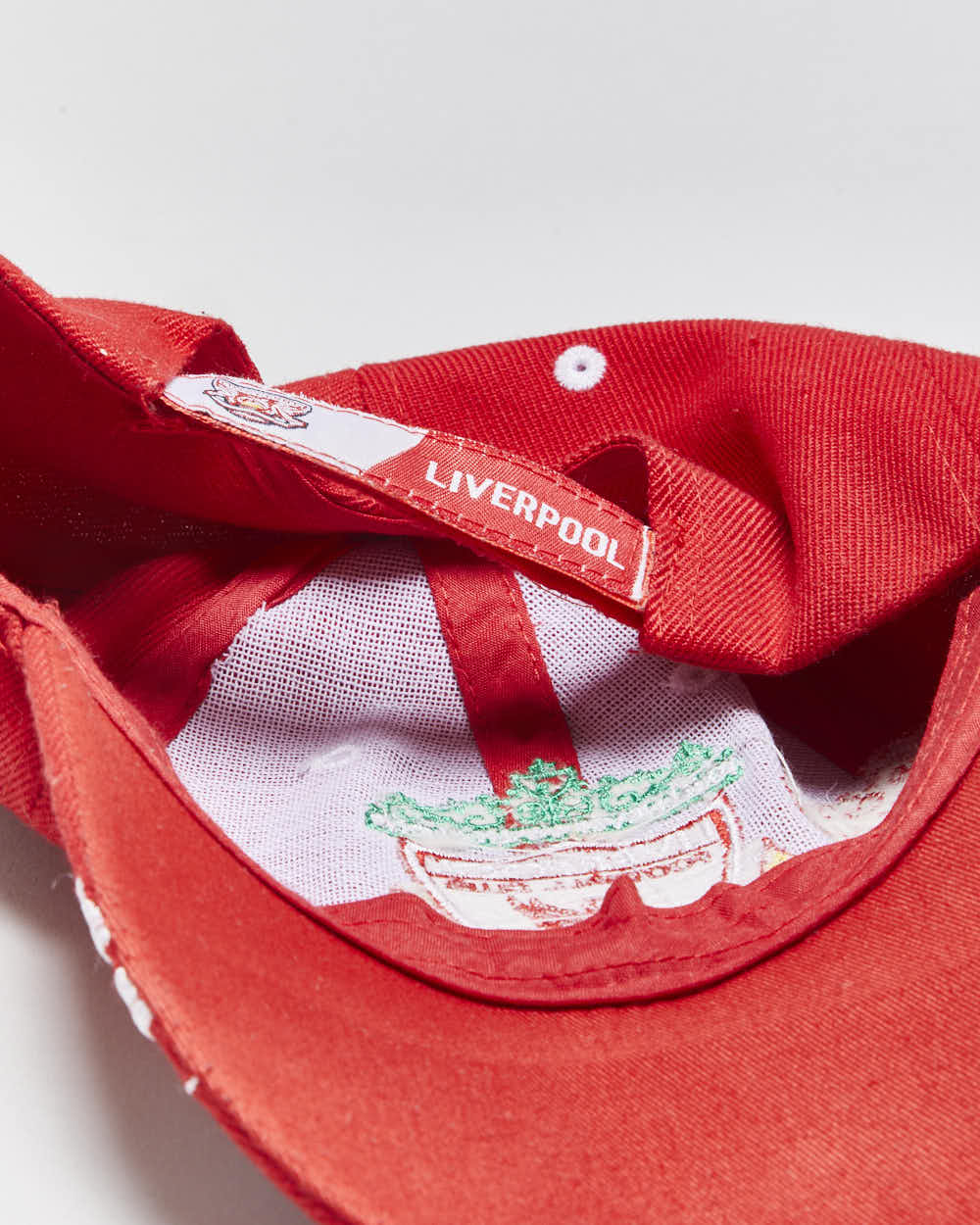 Vintage 1990s Liverpool FC Embroidered Velcro Baseball Cap - OS