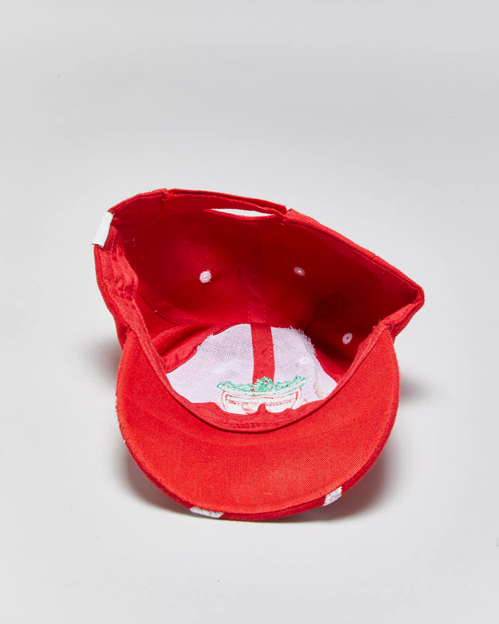 Vintage 1990s Liverpool FC Embroidered Velcro Baseball Cap - OS
