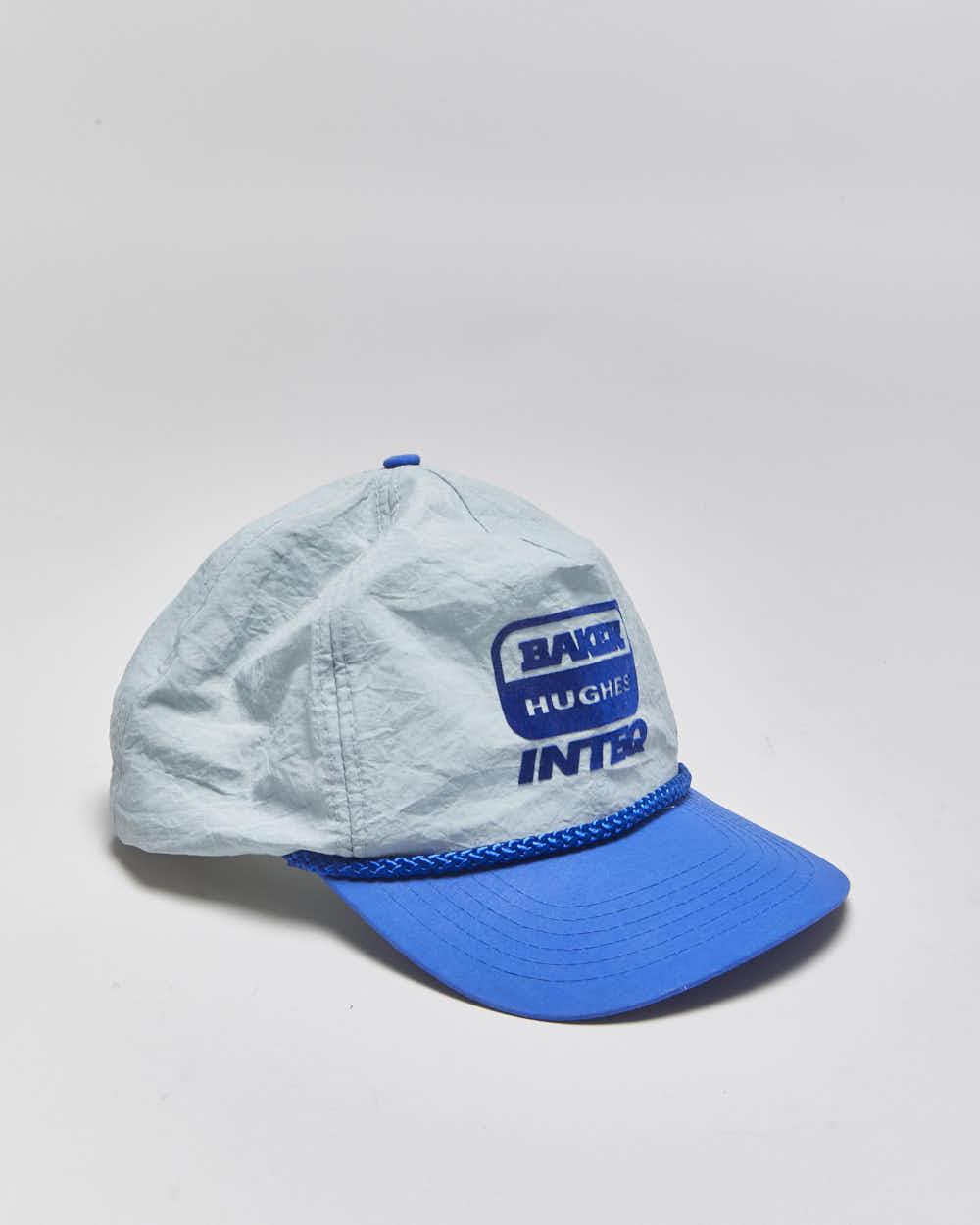 Vintage 1990s Baker Hughes Inteq Rope Peak Shell Trucker Hat - OS