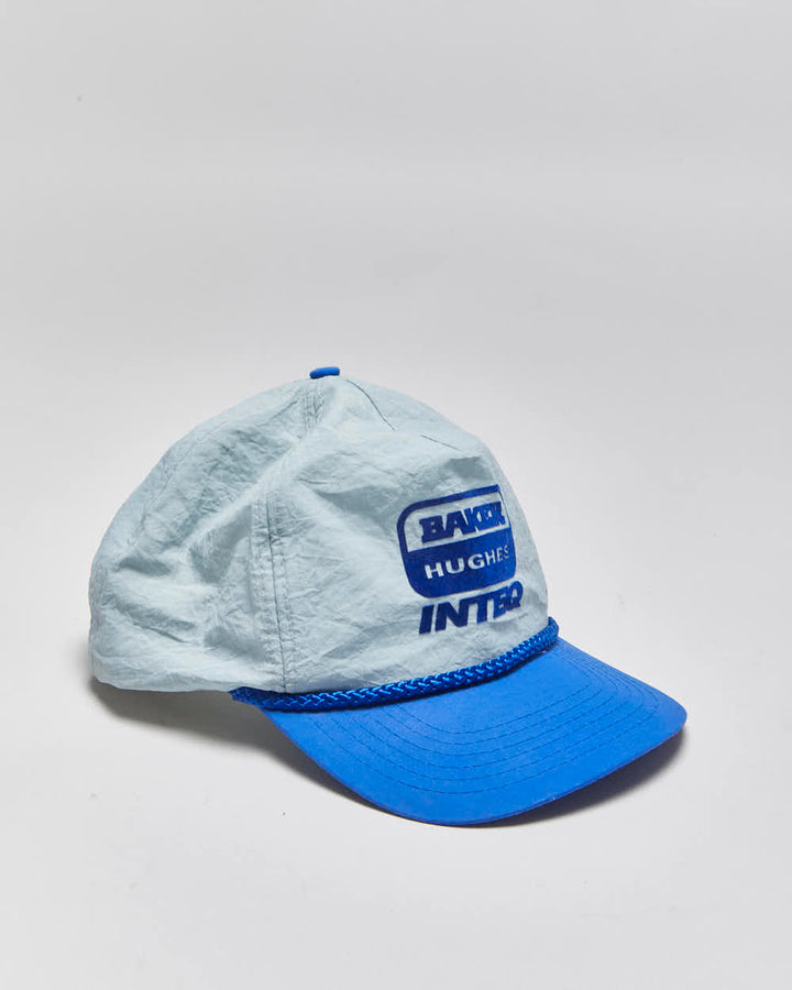 Vintage 1990s Baker Hughes Inteq Rope Peak Shell Trucker Hat - OS