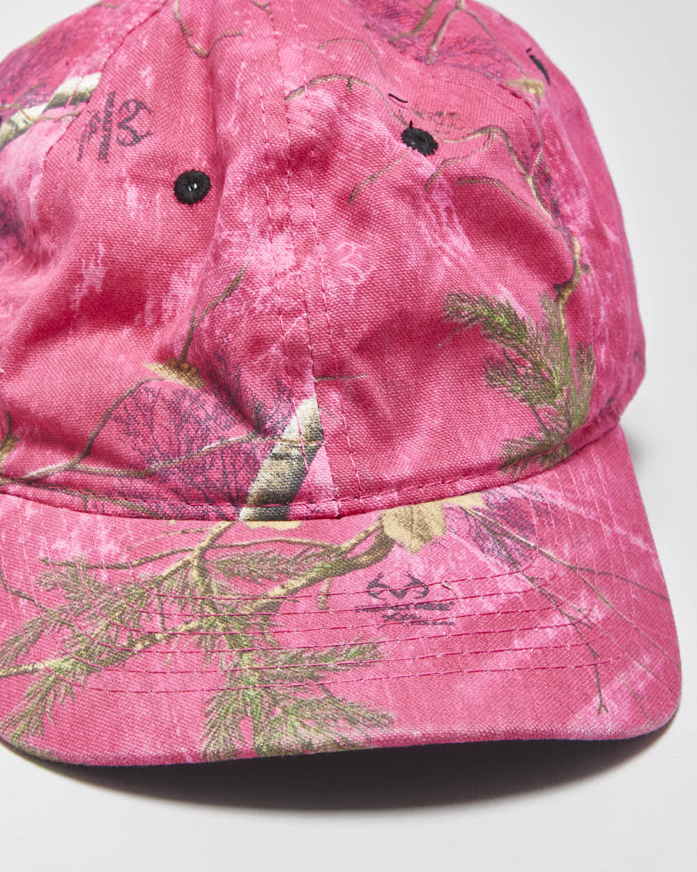 Vintage Y2K 00s Realtree Camo Hot Pink Velcro Baseball Cap - OS