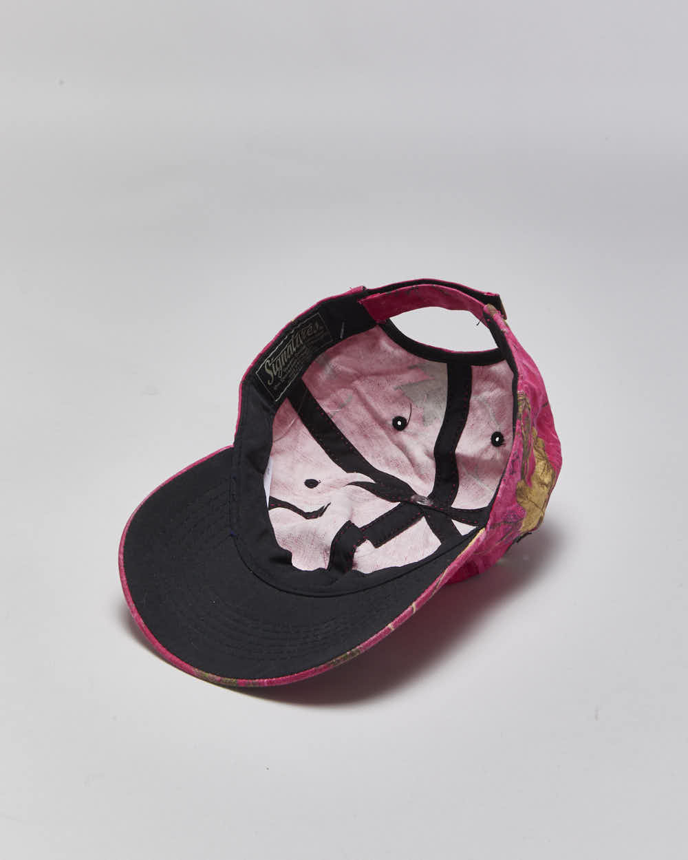 Vintage Y2K 00s Realtree Camo Hot Pink Velcro Baseball Cap - OS