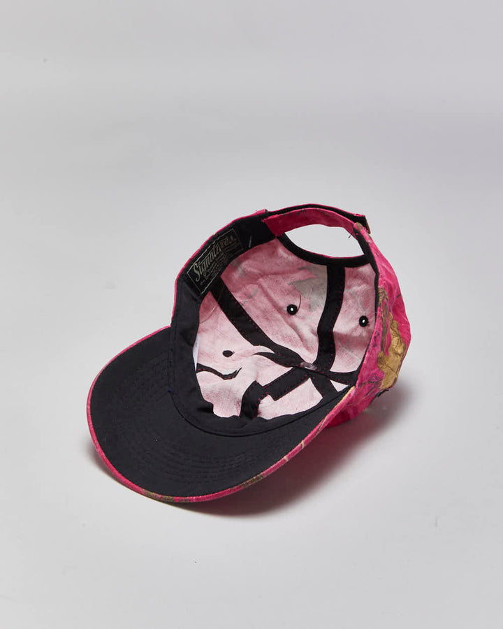 Vintage Y2K 00s Realtree Camo Hot Pink Velcro Baseball Cap - OS