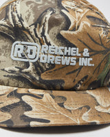 Vintage 1990s Reichel &amp; Drews Inc. Realtree Camo Made In USA Trucker Hat - OS