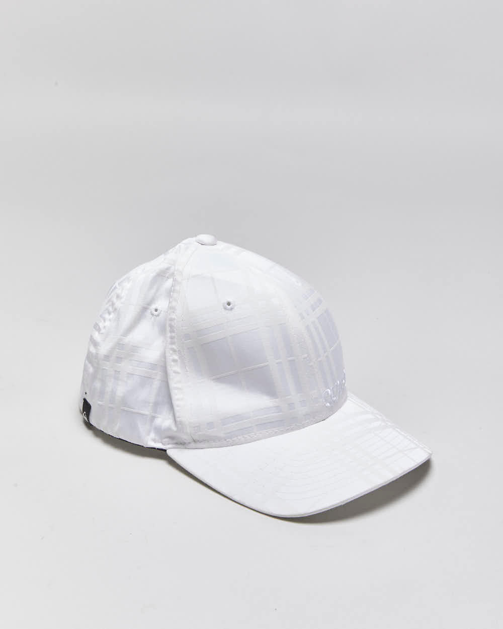 Vintage Y2K 00s Quiksilver Nova Check FlexFit Baseball Cap - OS