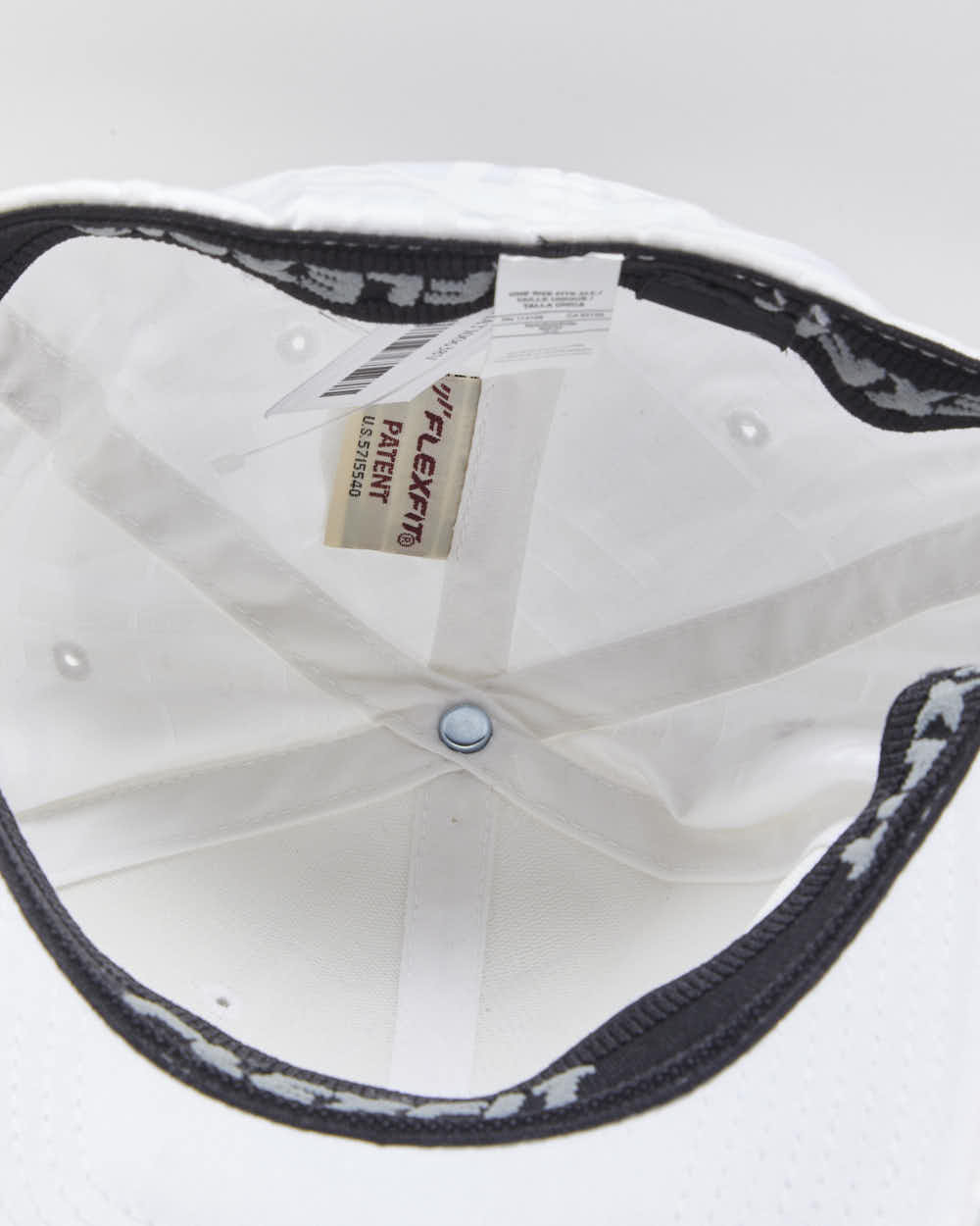 Vintage Y2K 00s Quiksilver Nova Check FlexFit Baseball Cap - OS