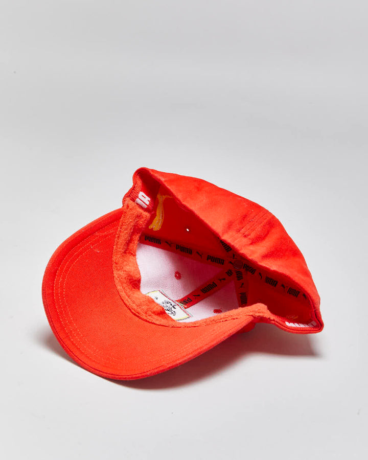 Vintage Y2K 00s Puma Ferrari Embroidered Soft Canvas Flex Fit Baseball Cap - S/M