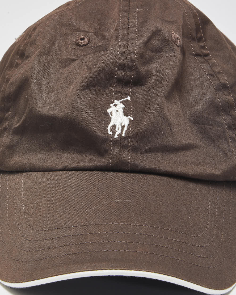 Vintage Y2K 00s Ralph Lauren Golf Brown Canvas Baseball Cap - OS