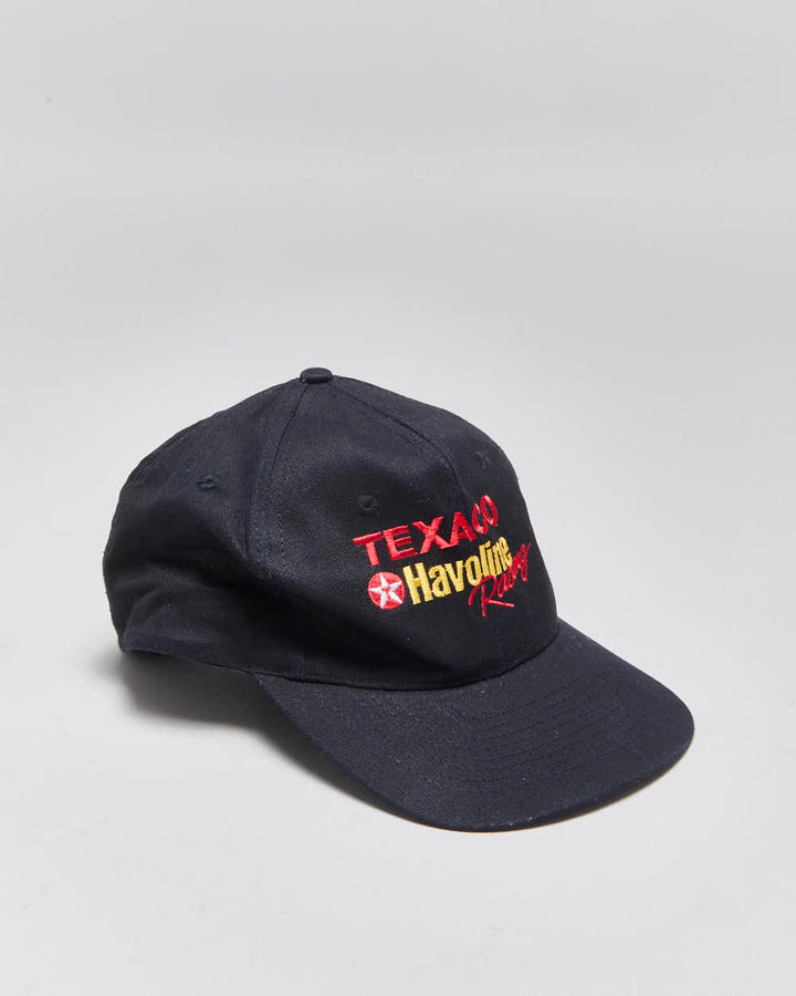 Vintage 1990s Texaco Havoline Racing Embroidered Canvas Snapback - OS