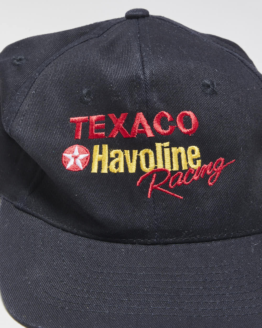 Vintage 1990s Texaco Havoline Racing Embroidered Canvas Snapback - OS