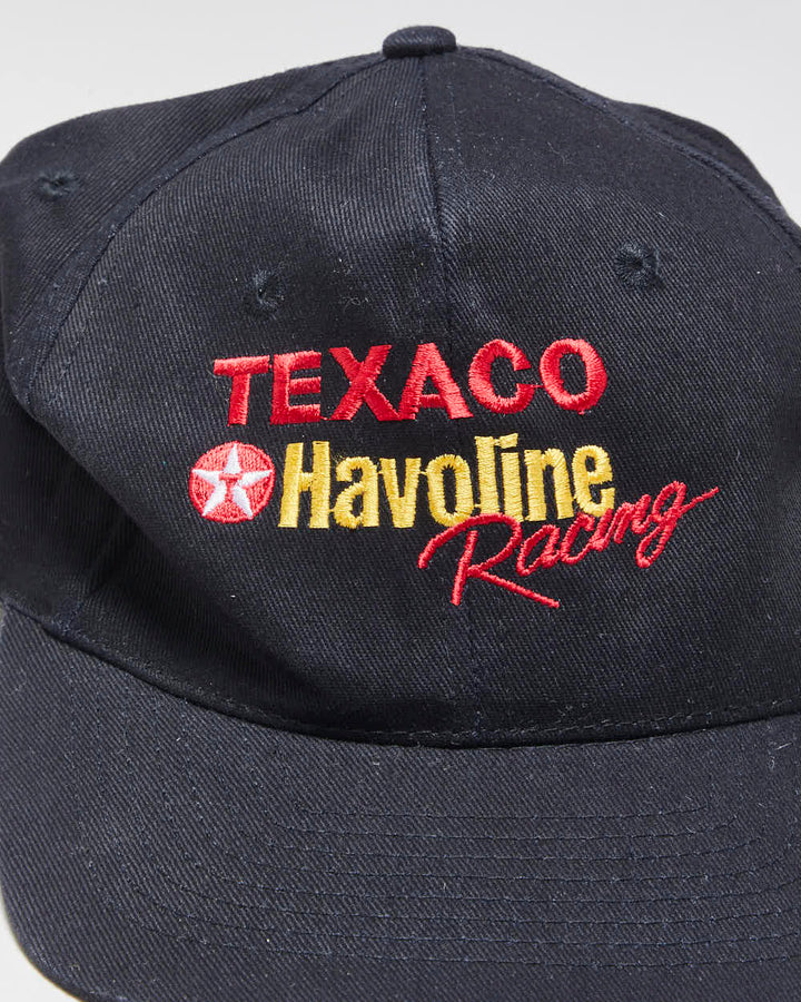 Vintage 1990s Texaco Havoline Racing Embroidered Canvas Snapback - OS