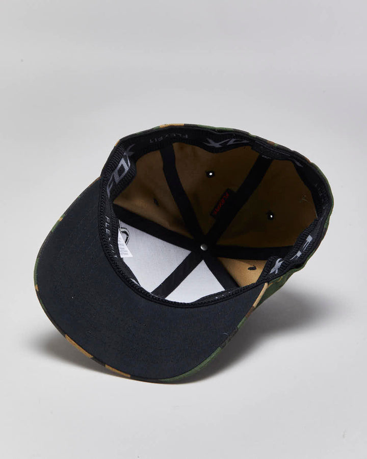 Vintage Y2K 00s Fox Racing Woodland Camo FlexFit Baseball Cap - OS