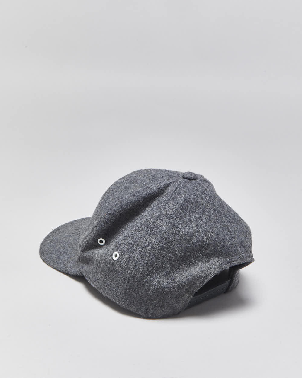 Vintage Herschel Supply Co Marl Grey Wool Blend Snapback Baseball Cap - OS