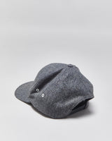 Vintage Herschel Supply Co Marl Grey Wool Blend Snapback Baseball Cap - OS