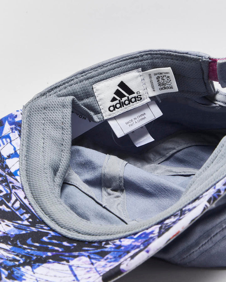Vintage Y2K 00s Adidas Embroidered Canvas Velcro Army Cap - OS